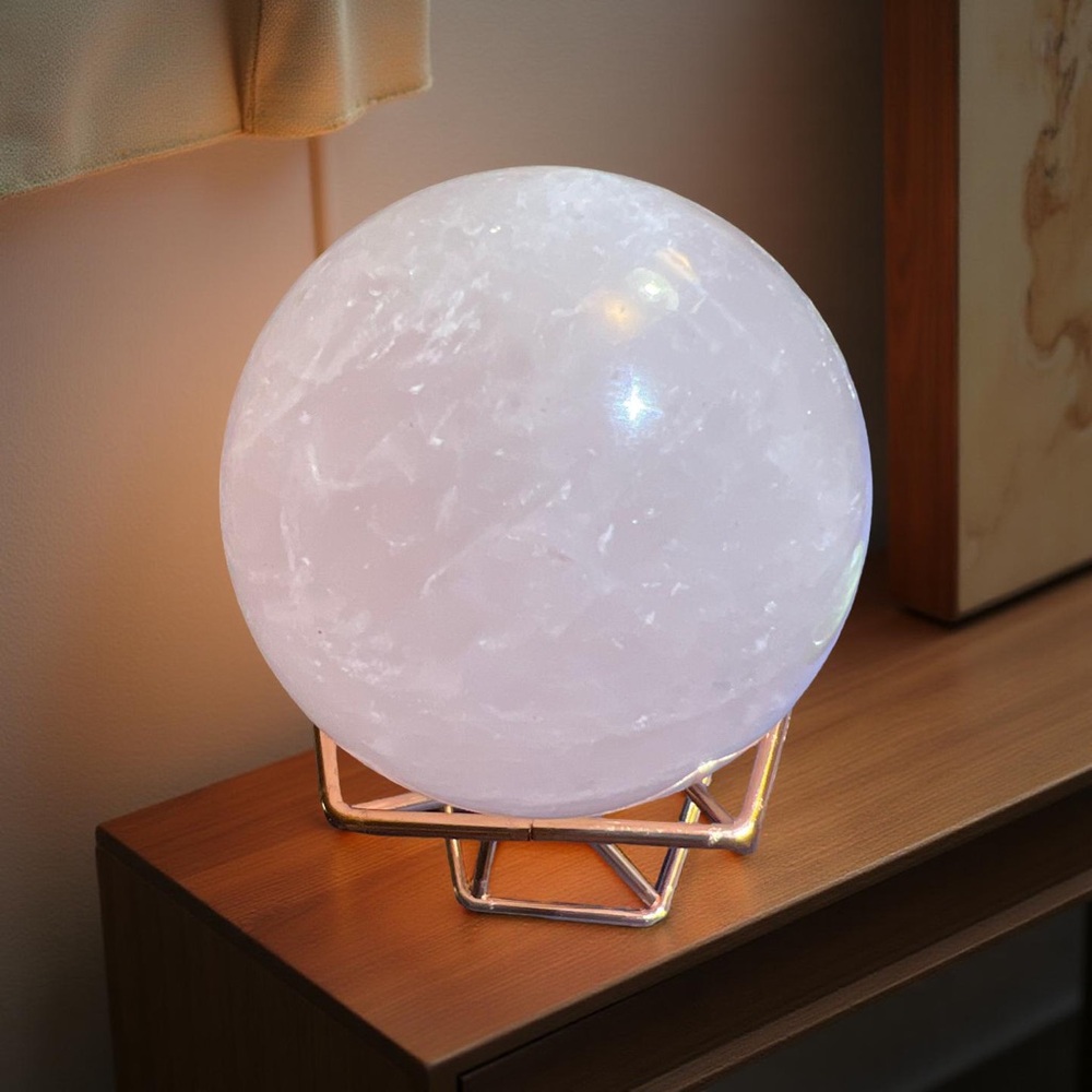 Rose Quartz Sphere 53.8mm size